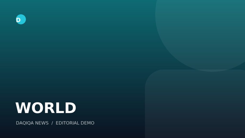 Daqiqa News world editorial demo