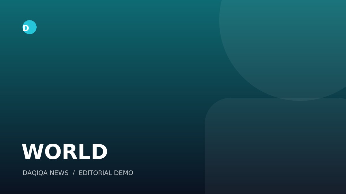 Daqiqa News world editorial demo